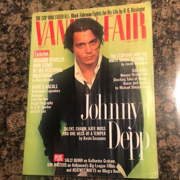 Vanity Fair Accents Johnny Depp Magazine Poshmark